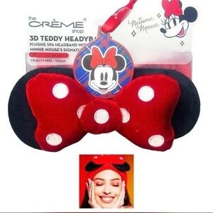 3D Red and Black Polka Dot Plush Headband